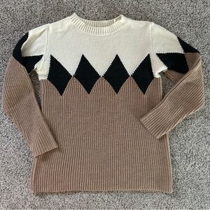 Sandro Cream Knit Sweater